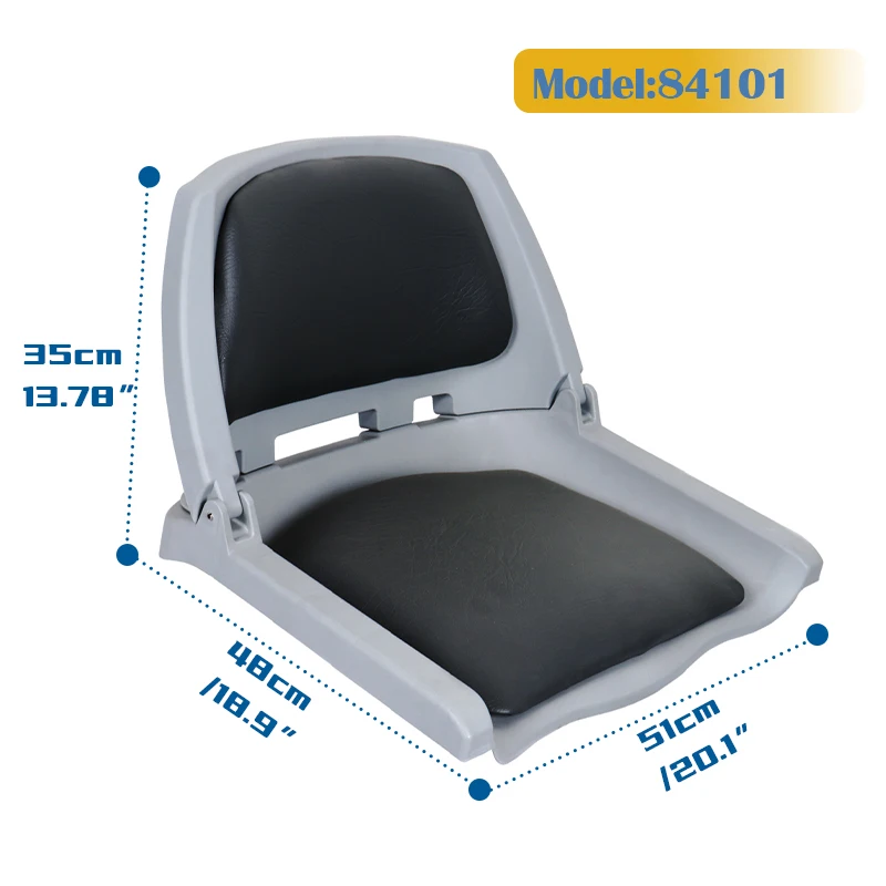 Silla de barco con asiento giratorio plegable