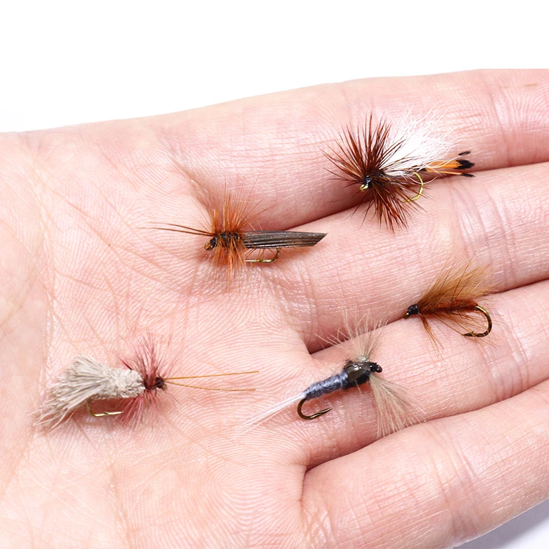 Mosca seca para trucha imitación Mayfly Sedges y Hopper - imagen 2
