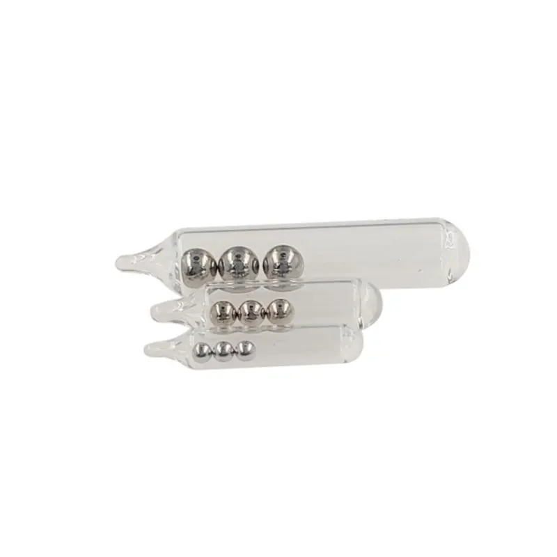 Sonajero de vidrio para señuelos con tubo de inserción y bolas - imagen 5