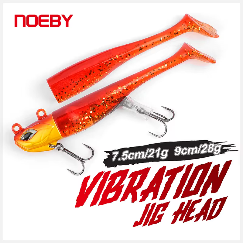 NOEBY Sábalo Cola en T - Jighead 21 g