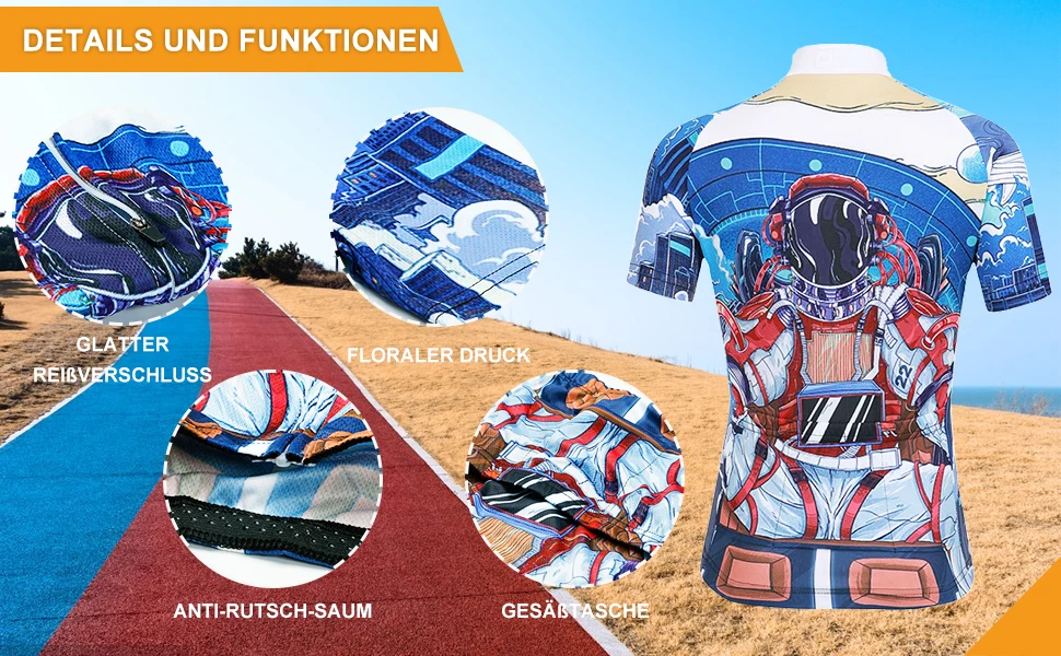 Cremallera completa y diseño del maillot