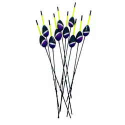 Agape Flotadores de madera tipo bobber para carpa vástago largo