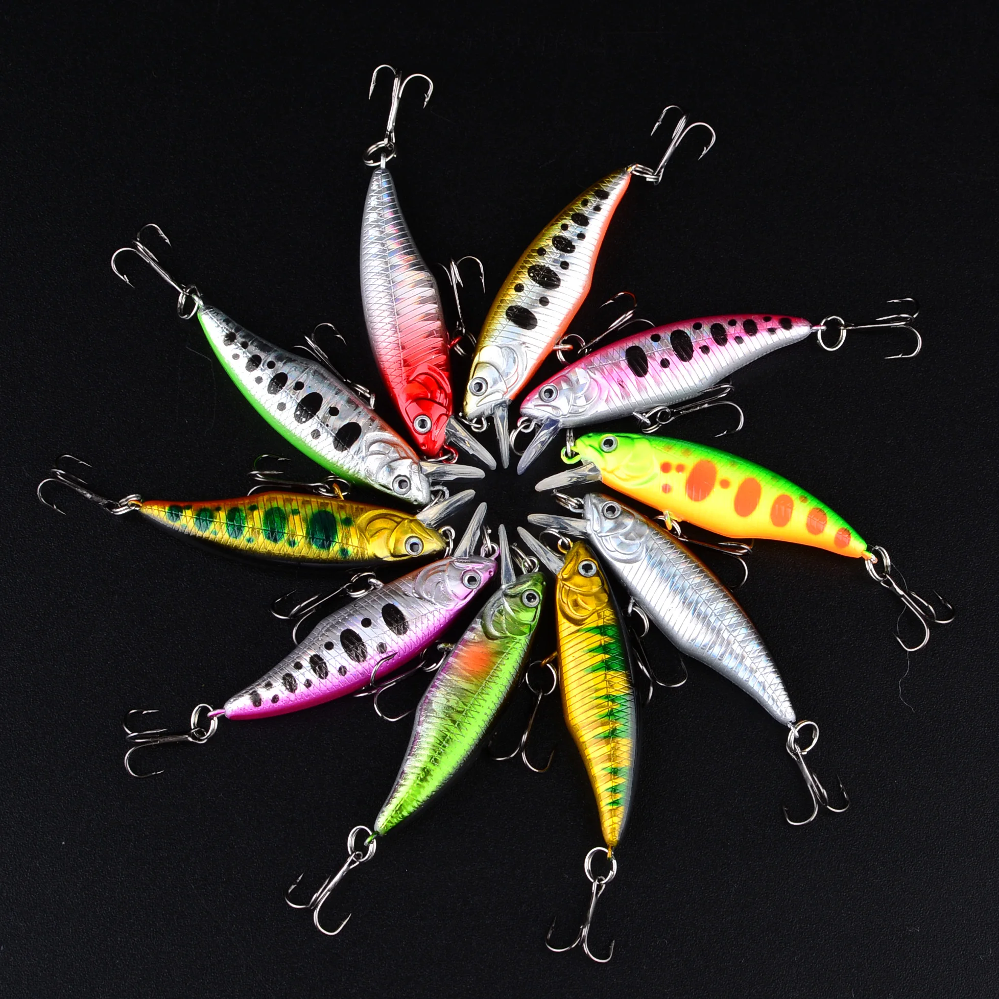 Señuelo Crankbait de pececillo realista – Cebo duro artificial - imagen 5