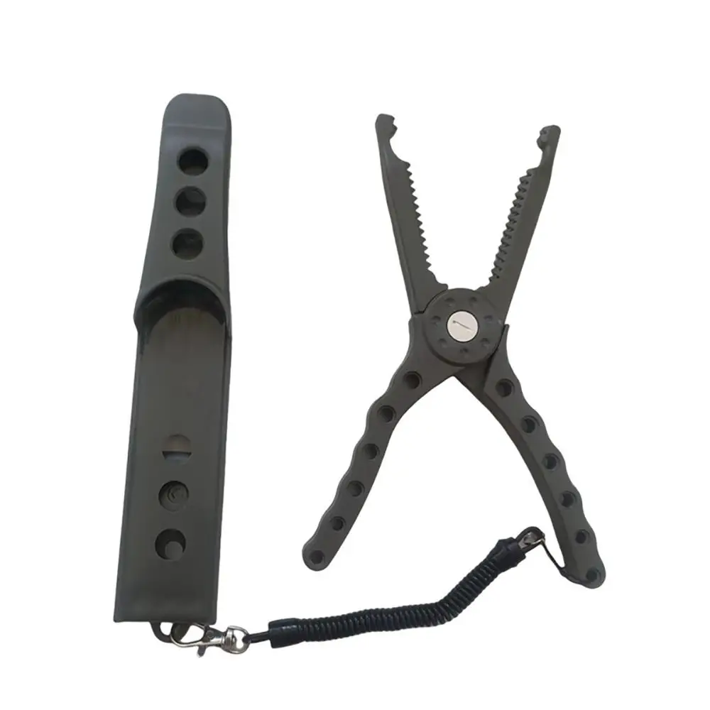 Pinza boca de pez antideslizante con cuerda ajustable y abrazadera metálica - imagen 2