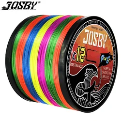 Sedal trenzado JOSBY PE 12 hebras 25-120LB agua salada