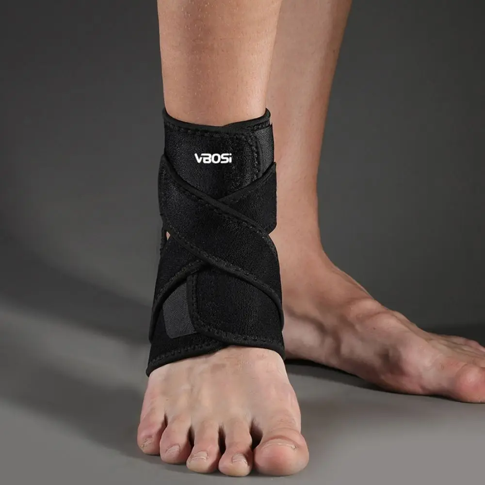 Soporte de Tobillo de Neopreno Elástico Ajustable – Negro Unisex - imagen 5