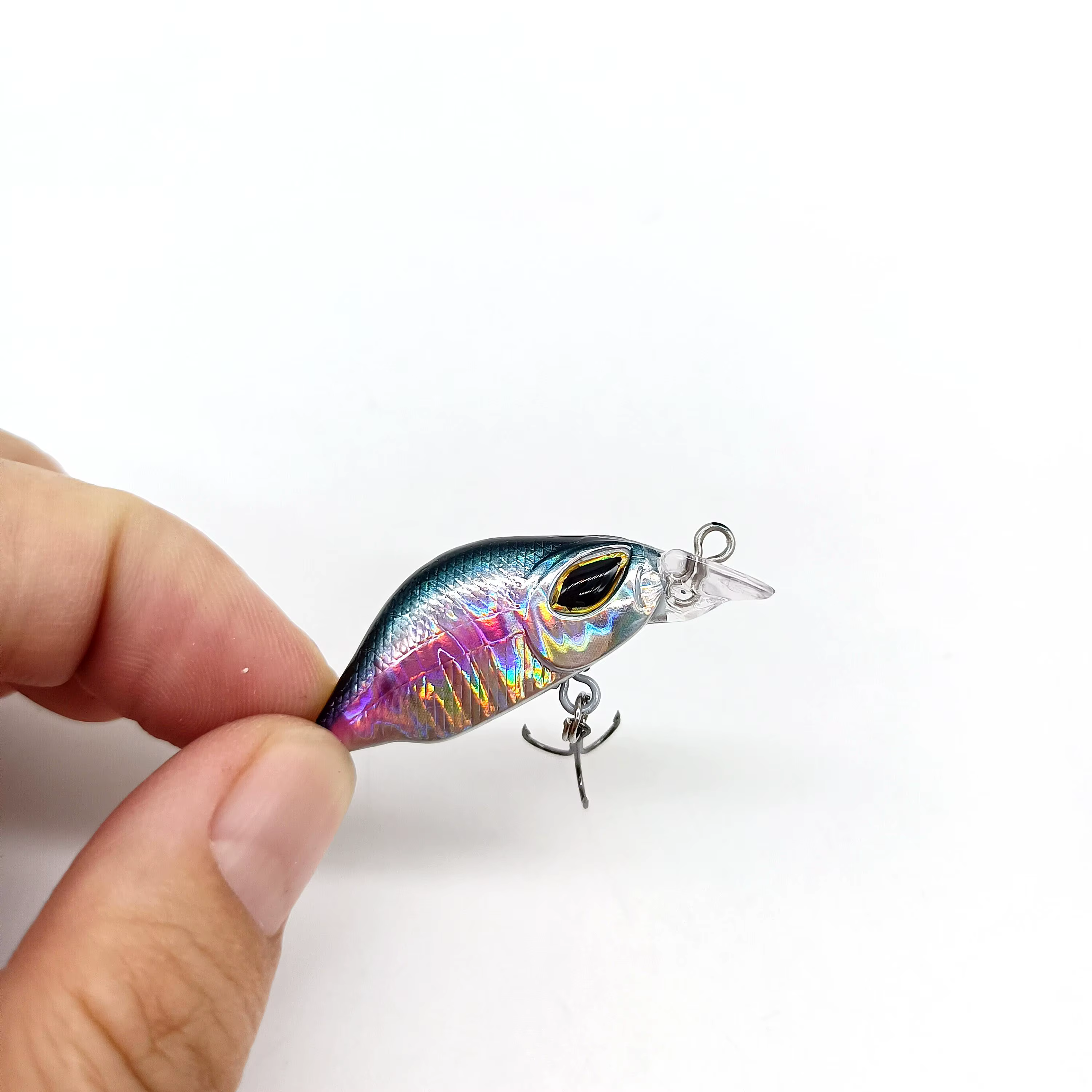 DUODUOYU Mini Crankbait - Señuelo hundimiento para lubina 42mm