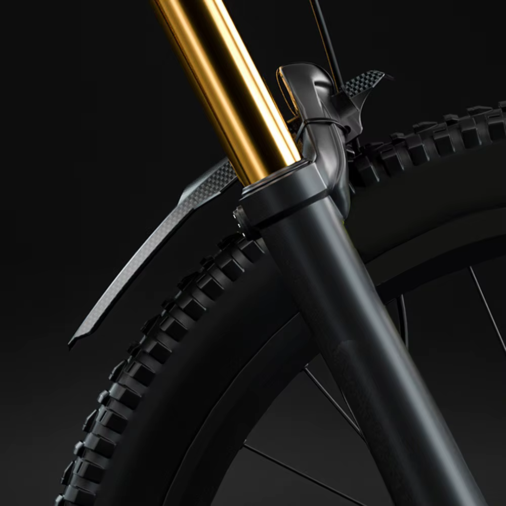 Guardabarros de PP duraderos para bicicleta de montaña con abrazaderas - imagen 4
