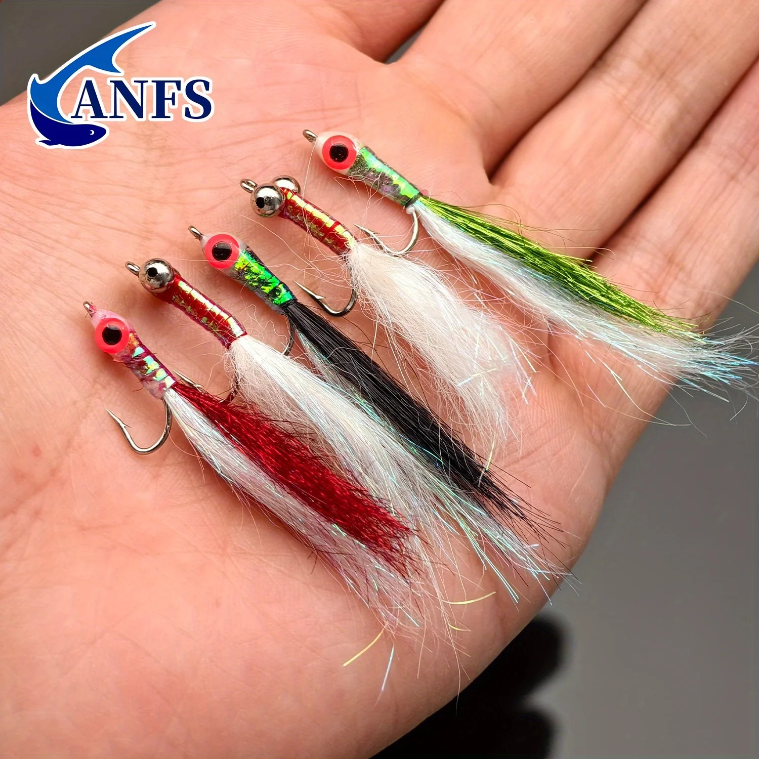 ANFS Moscas artificiales para pesca con mosca – Trucha y lucio - imagen 3