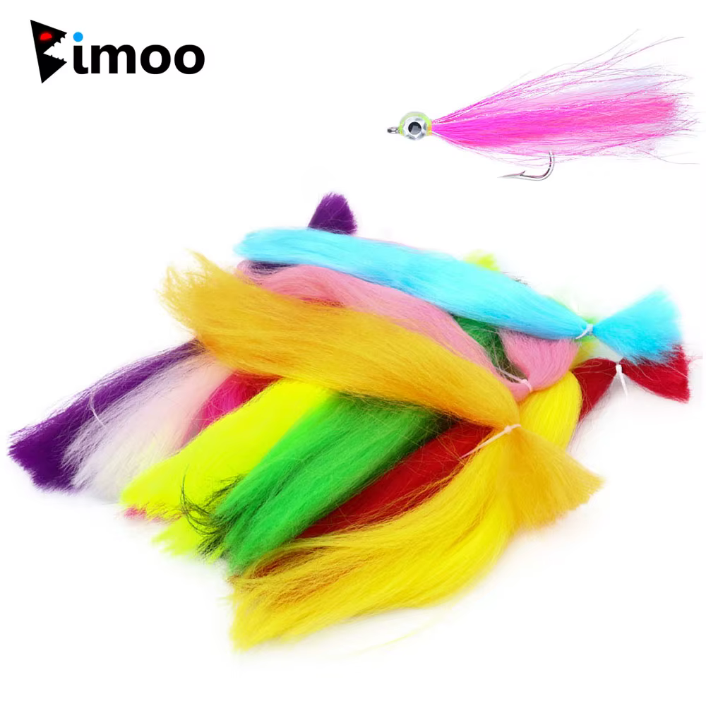 Atado de Moscas Bimoo – Fibra Sintética Rizada para Cebo - imagen 3