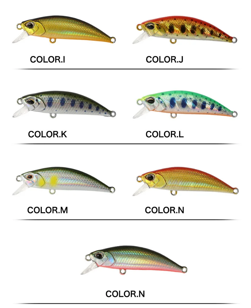 Señuelo crankbait mostrando el perfil y la curvatura del cuerpo
