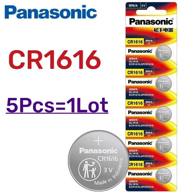 Batería CR1616 Panasonic de litio 3V para reloj y calculadora - imagen 2