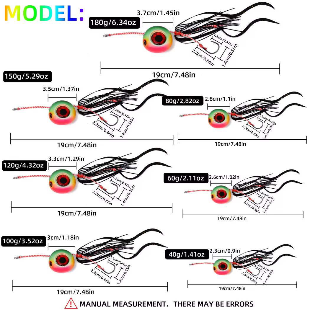 Kabura Jig Tenya Tai – Señuelo con falda de goma para pargo y róbalo - imagen 4