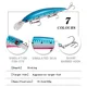 Wondersee Señuelo duro con anzuelo triple para pesca natación realista - imagen 3