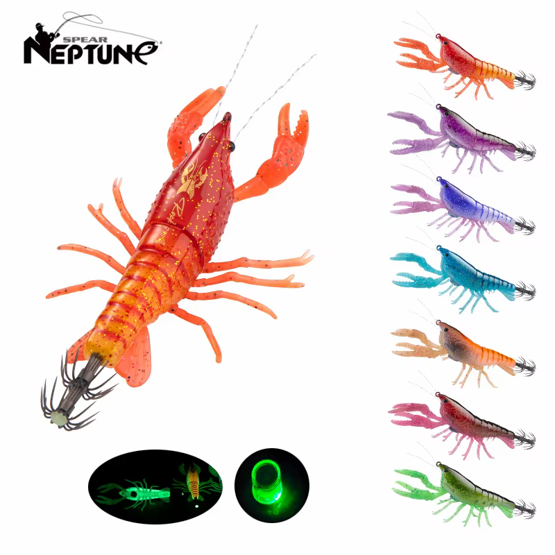 Señuelo luminoso 15.5 g cangrejos y calamares – hundimiento lento