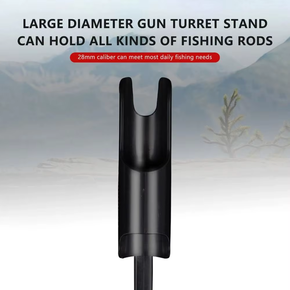 Portacañas universal para pesca en hielo – Ajustable y rápido - imagen 2