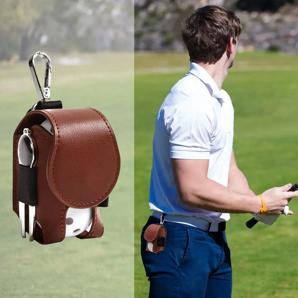 Detalle del clip de sujeción para cinturón o bolsa de golf