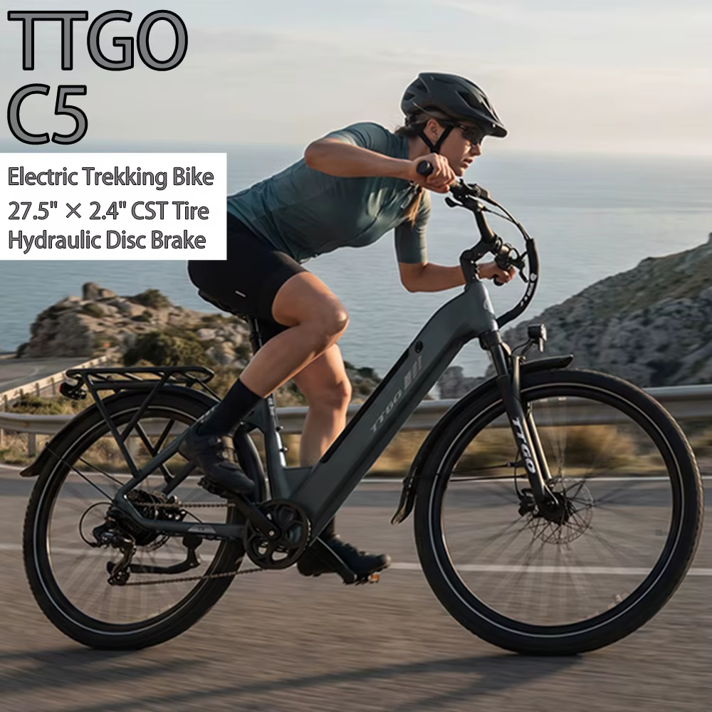 TTGO C5 – Bicicleta eléctrica con pantalla LCD y fr - imagen 4
