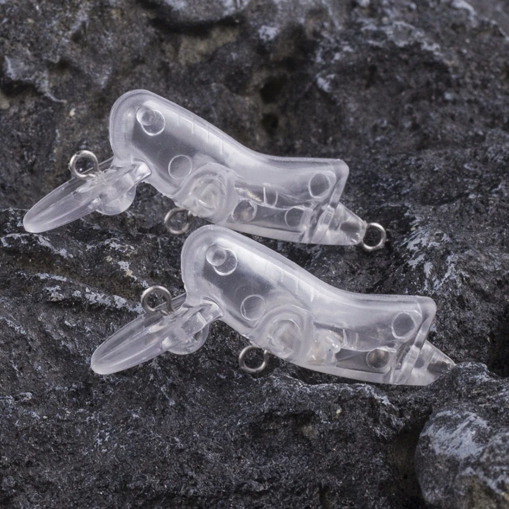 Crankbait flotante mini sin pintar para cebo Dr.Holife – 4,5 cm - imagen 5