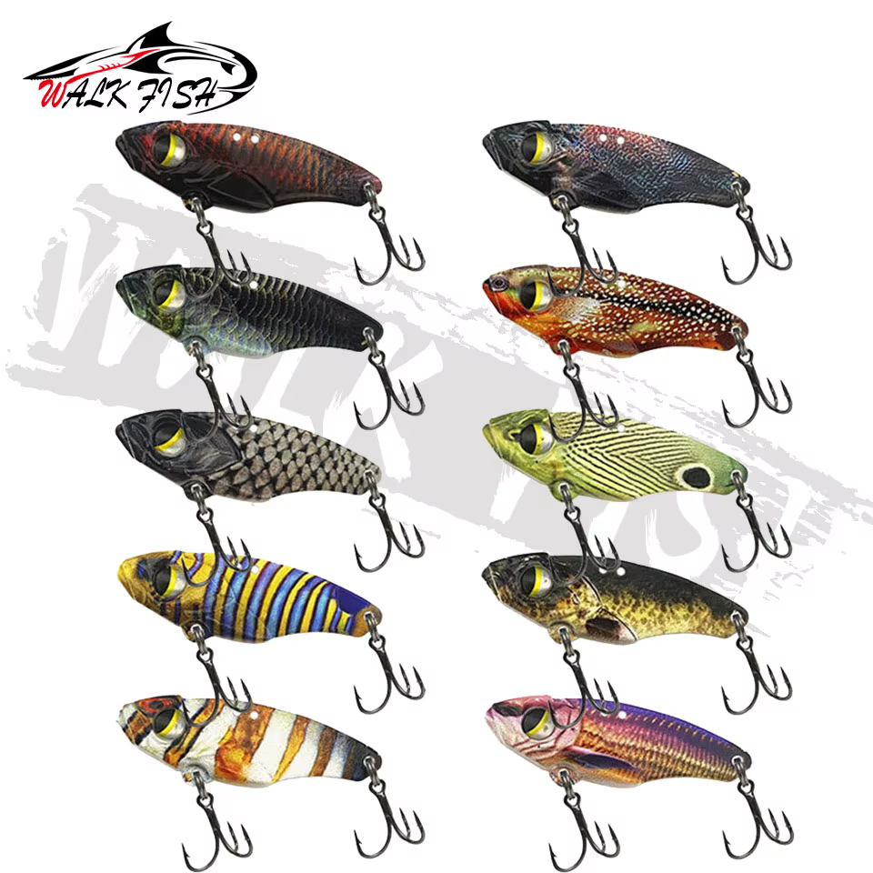 Walk Fish W001 Señuelo hundidor ojos 3D lucio perca 48mm 14g - imagen 4