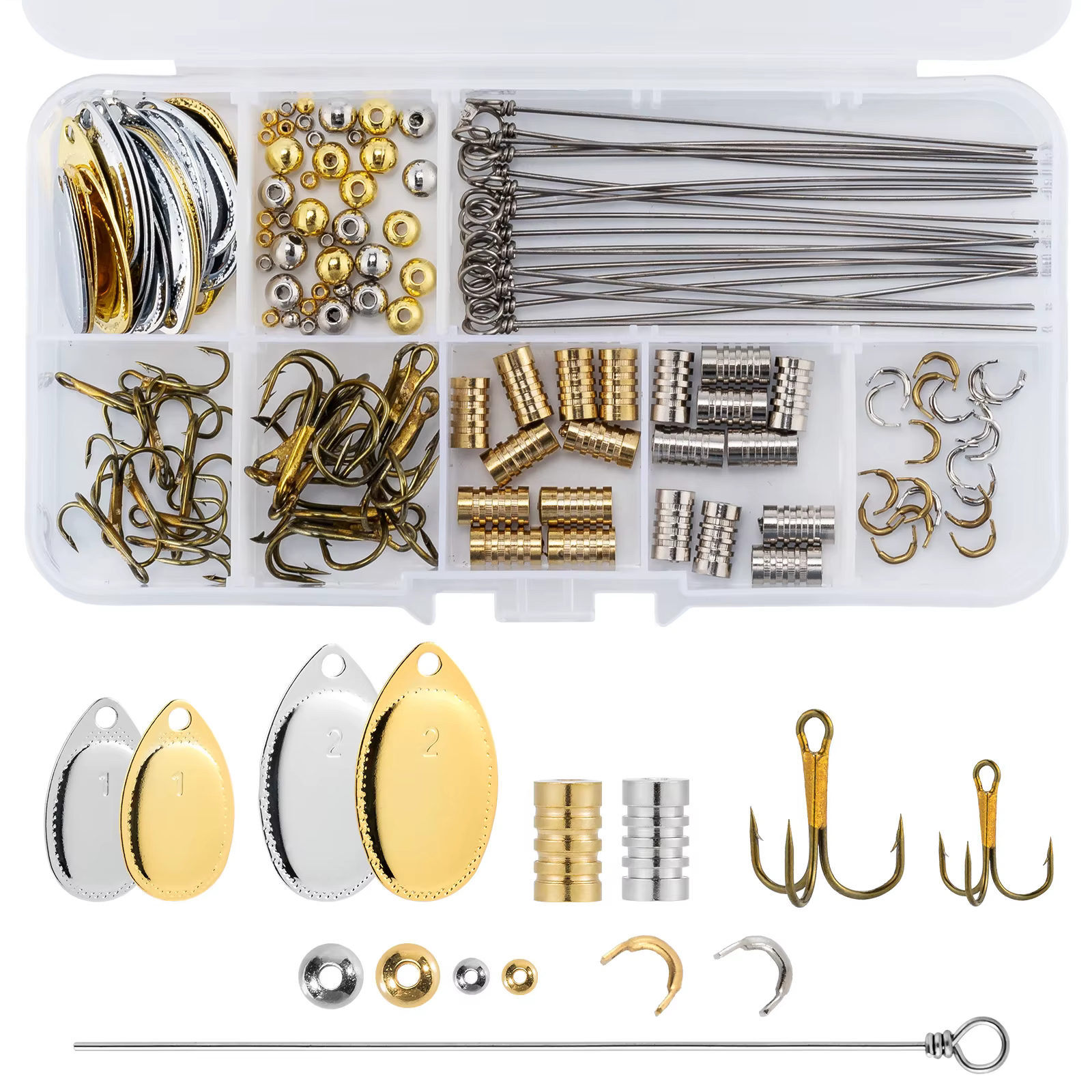 Kit DIY Señuelos Pesca – Cuchillas Giratorias, Spinners y Wobblers