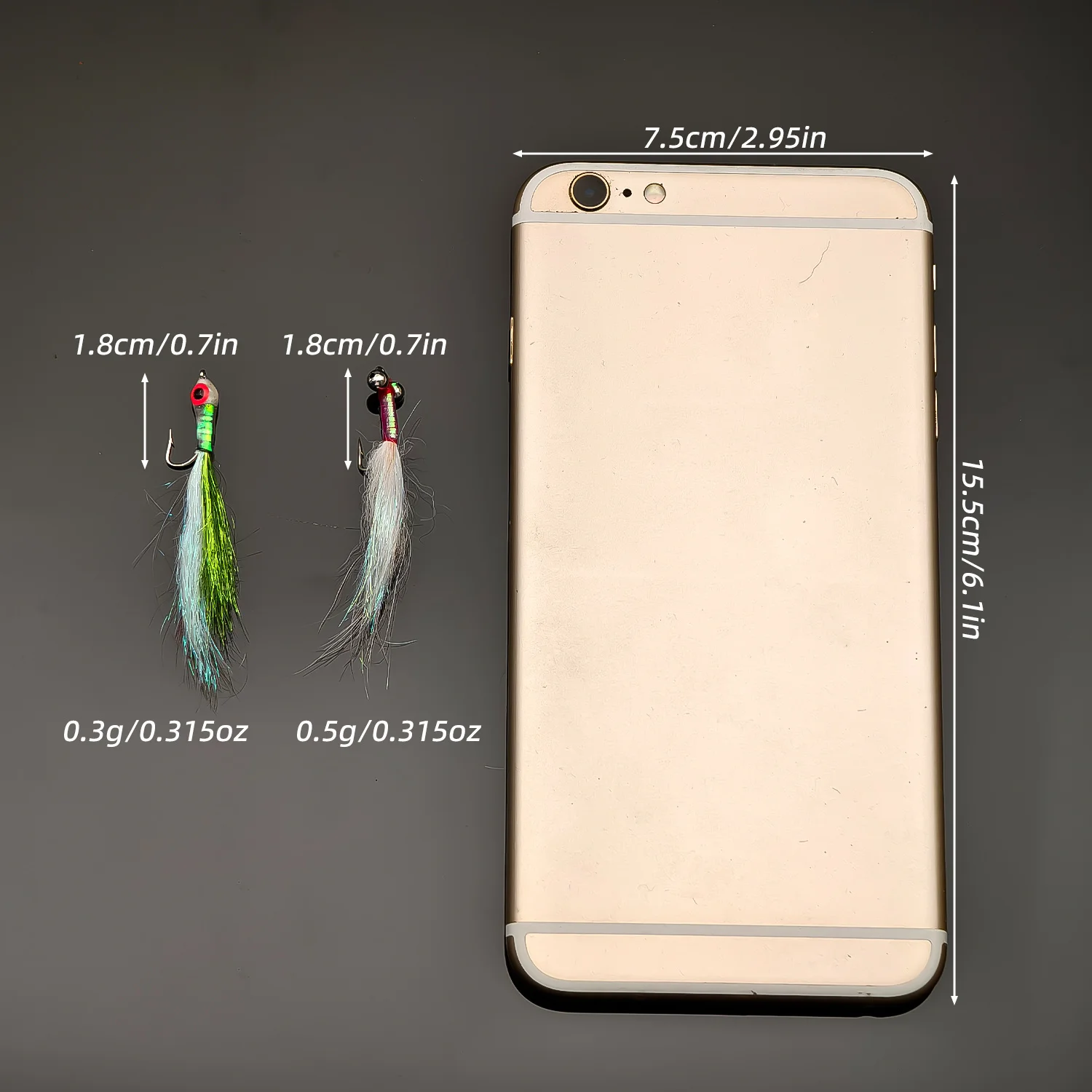 ANFS Moscas artificiales para pesca con mosca – Trucha y lucio - imagen 5