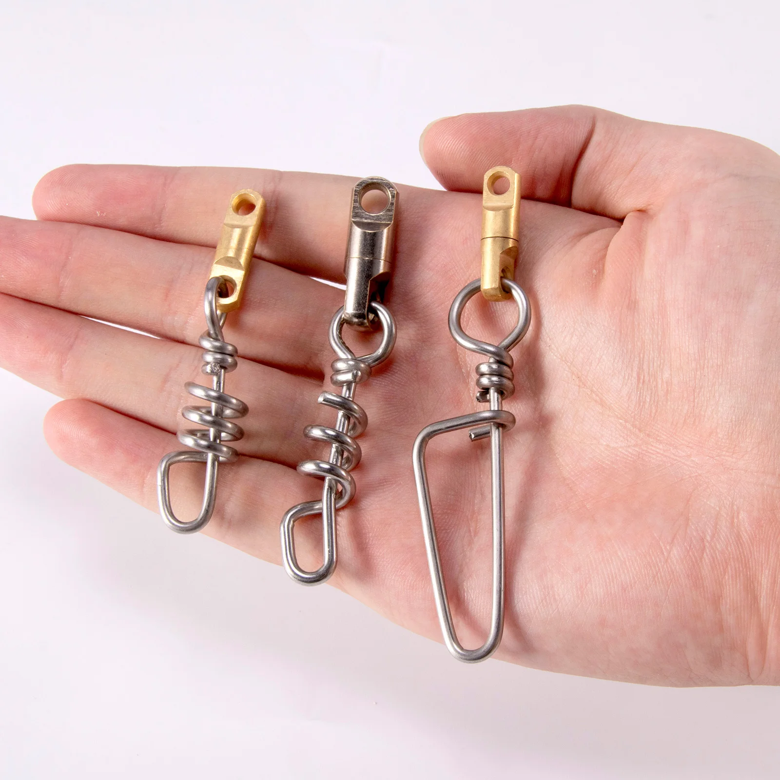 Conector giratorio inox alta resistencia para pesca deportiva - imagen 4
