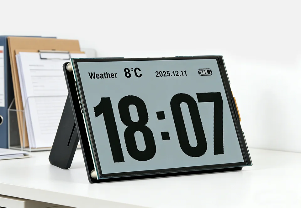 Pantalla RLCD reflectante y aspecto compacto