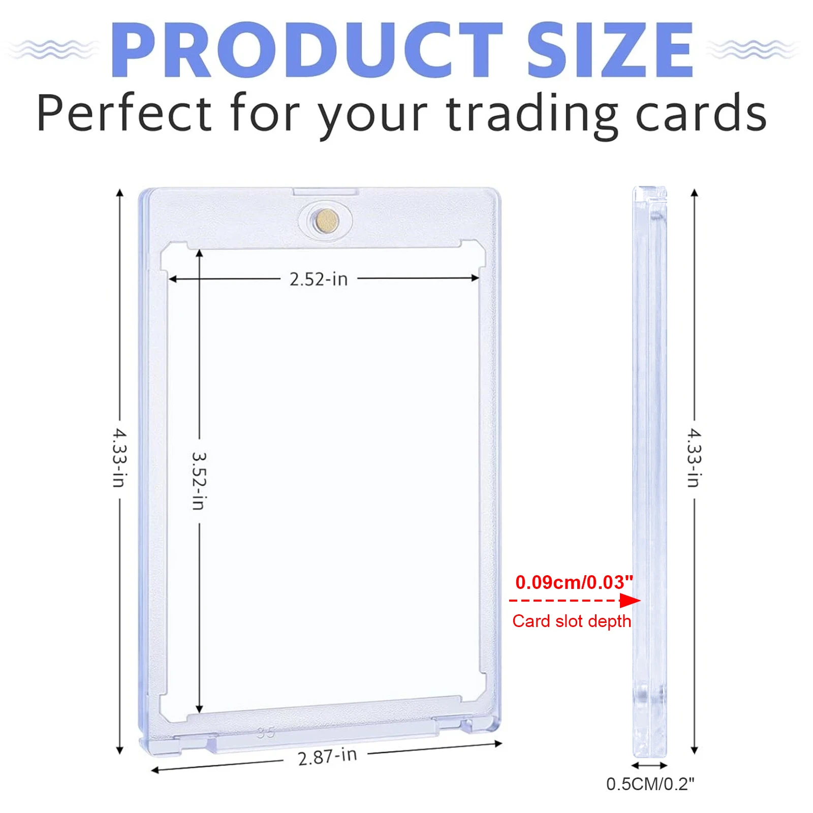 Porta Tarjetas Magnéticas con Protección UV y Estuche Acrílico - imagen 5