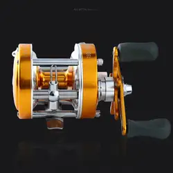 Carrete de pesca tambor aluminio aleación