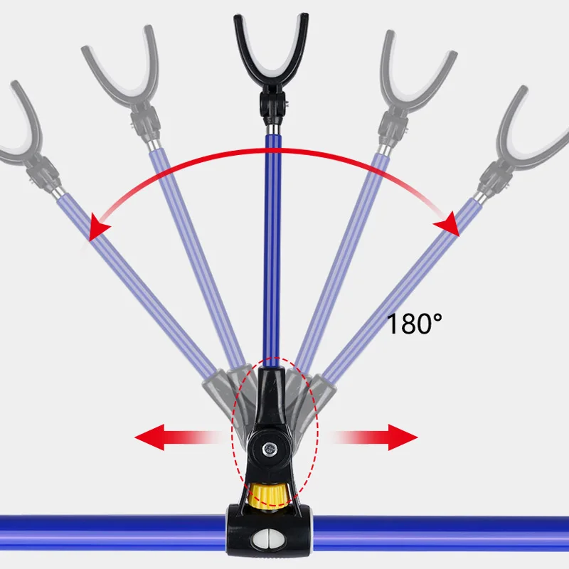 Soporte torreta ajustable para caña de pesca con base del suelo - imagen 5