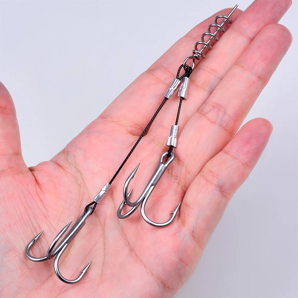 Anzuelos triples Stinger Rig con pasador de resorte PROBEROS - imagen 5