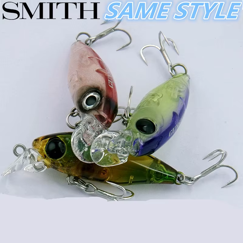 Smith Minolua 55F Señuelo minnow – Boca doblada color abulón
