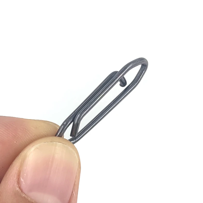 Clips de pesca de acero inoxidable liberación rápida para agua salada