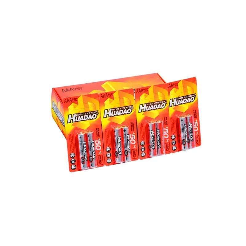 Pilas AA y AAA de carbono de zinc WHITECRANE, 1,5 V, formato desechable