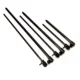 Hirisi soportes de aluminio para cañas de pesca carpa negro - imagen 4