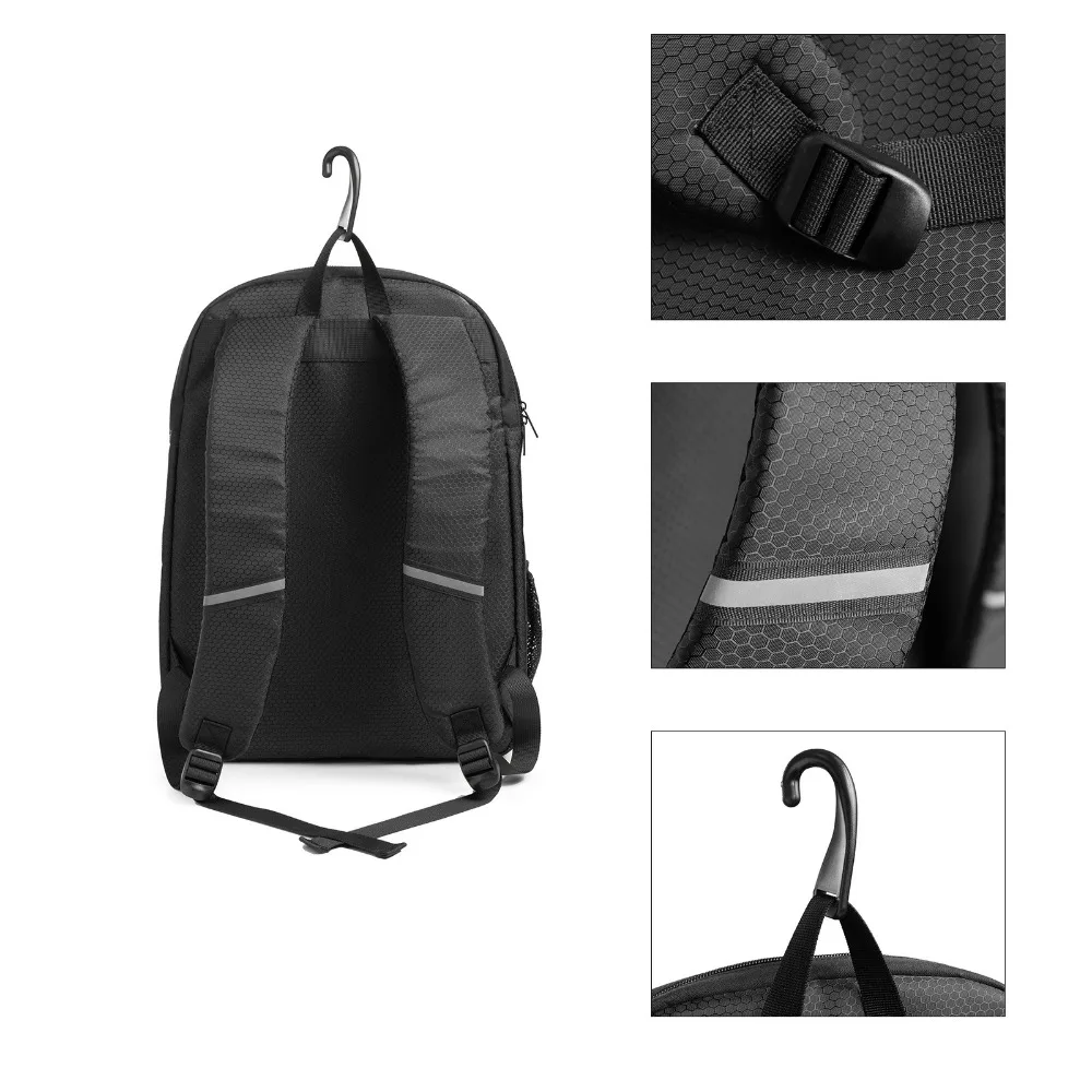 Correas ajustables y modo de transporte