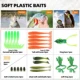 Señuelos Swimbaits de doble capa con moscas giratorias - imagen 5
