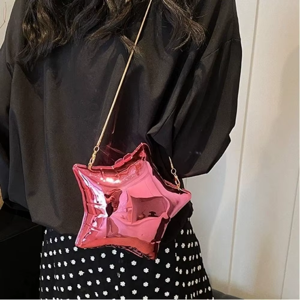 Bolso Bandolera Estrella Acrílico Brillante para Mujer - imagen 2