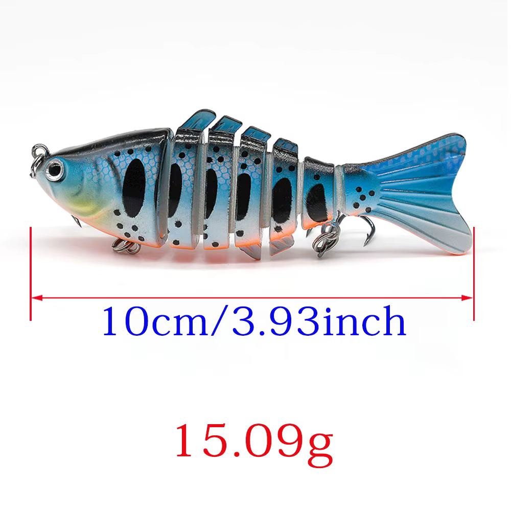 Swimbait multiarticulado se hunde – Crankbait artificiales para pesca - imagen 5