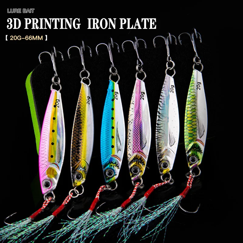 Señuelo cuchara Jigging fundida con impresión 3D para mar y lubina - imagen 4