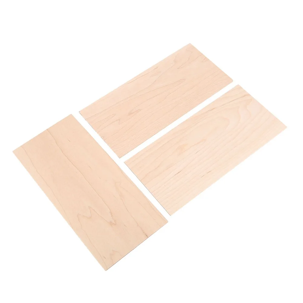 Chapas de madera de arce rectangulares para guitarra personalizables - imagen 3