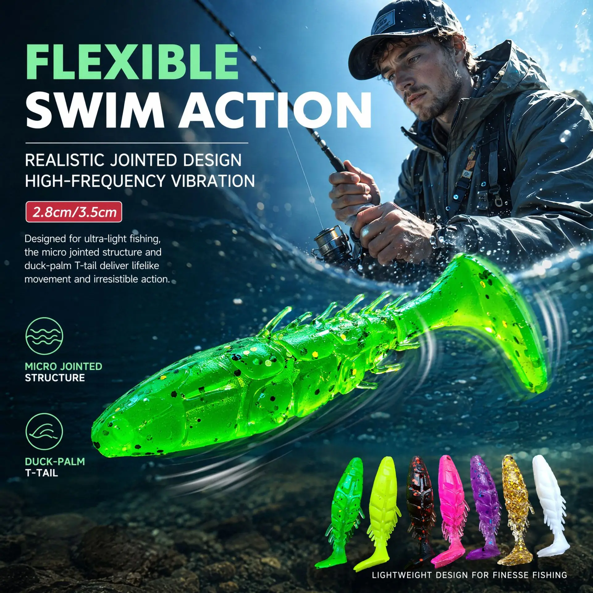 Señuelos blandos para trucha: vinilo, swimbait y jig - imagen 4