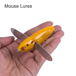 Señuelo Rata Hanlin Topwater – Alas metálicas y cuerpo duro