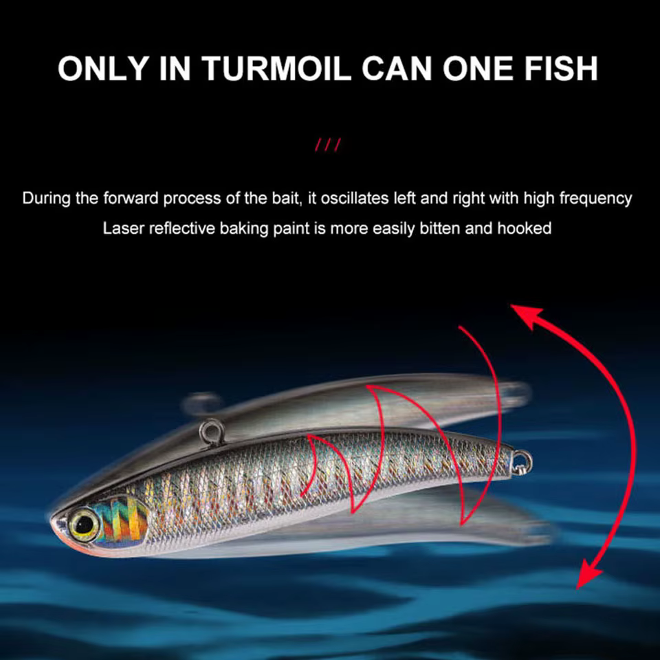 Señuelo Vibración WALK FISH VIB – Para lubina y Lucio - imagen 2