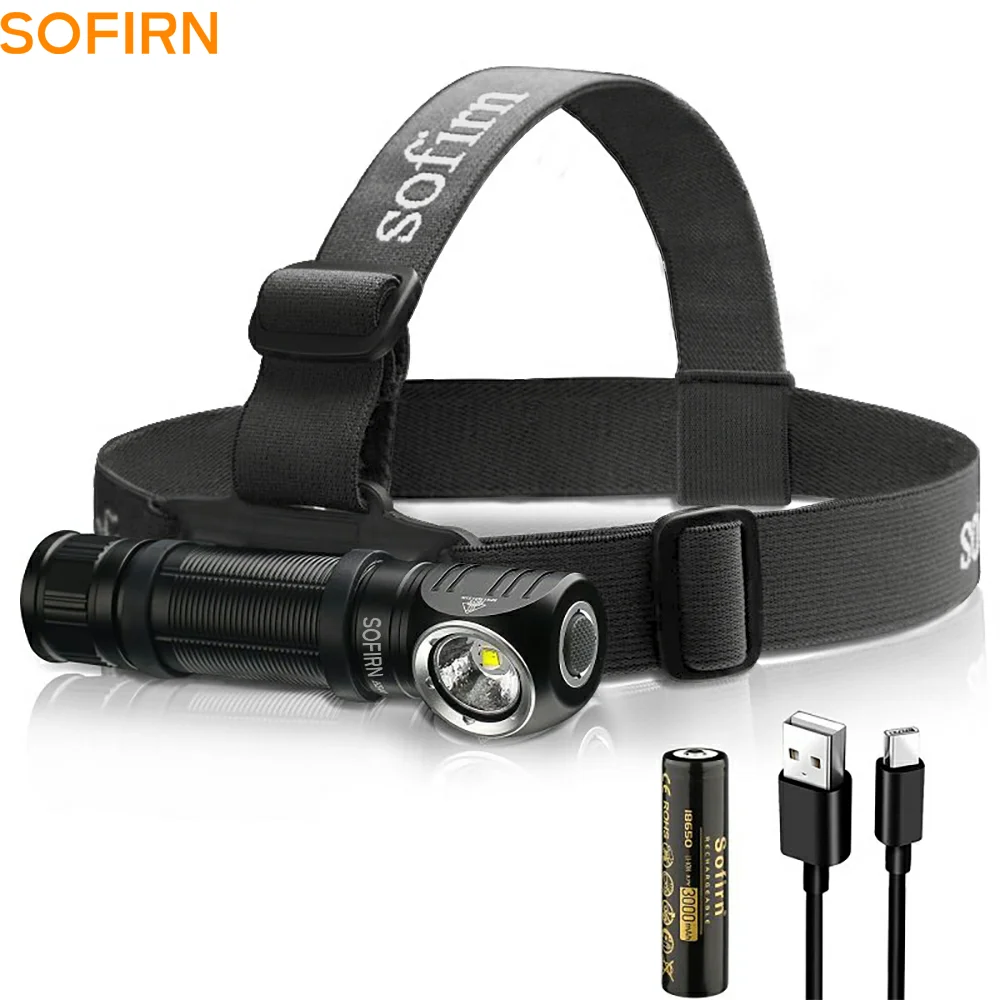 Faro frontal pesca Sofirn HS40 – LED 2000 lm USB-C recargable