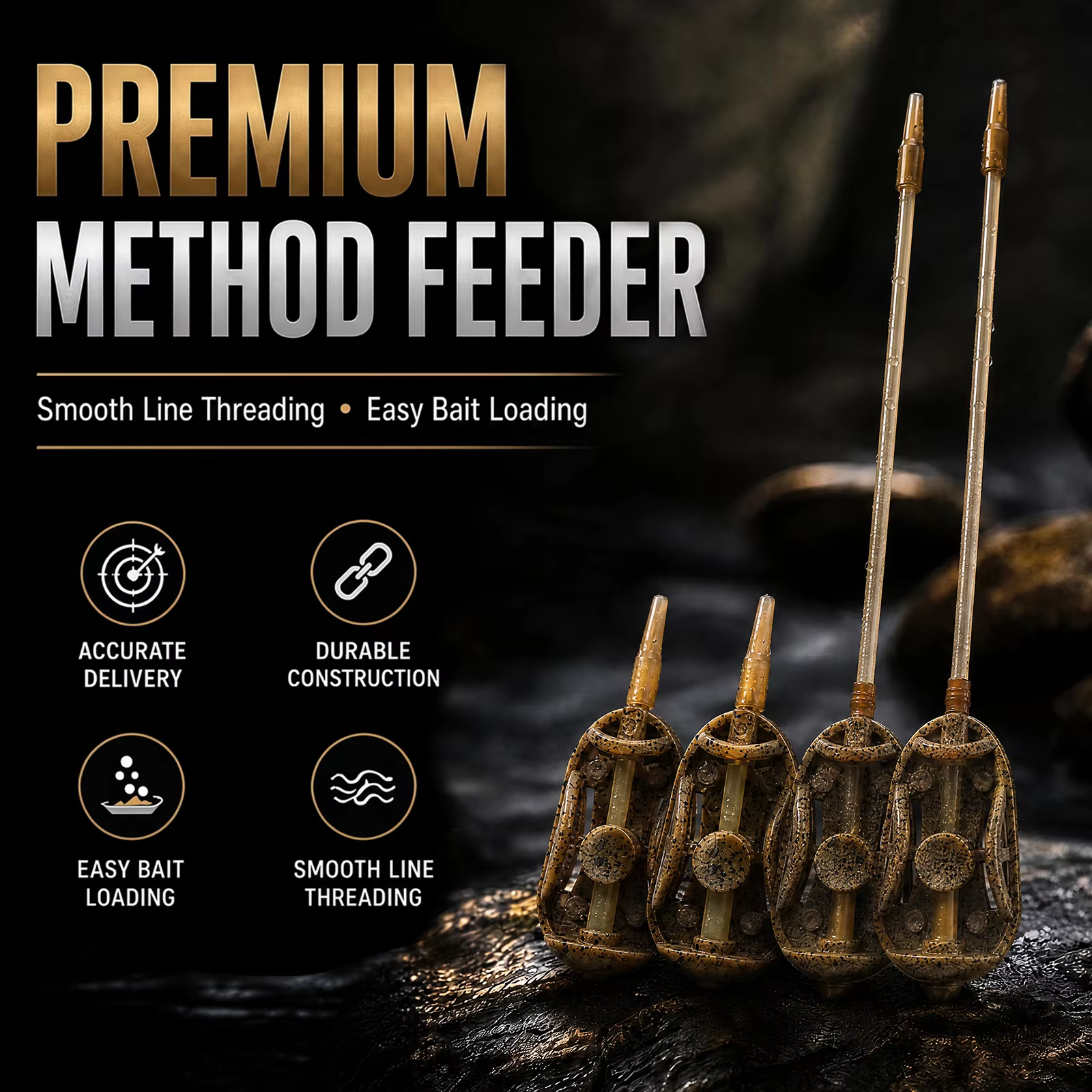 Comedero Feeder de Jaula para Carpfishing con Liberación Rápida - imagen 5