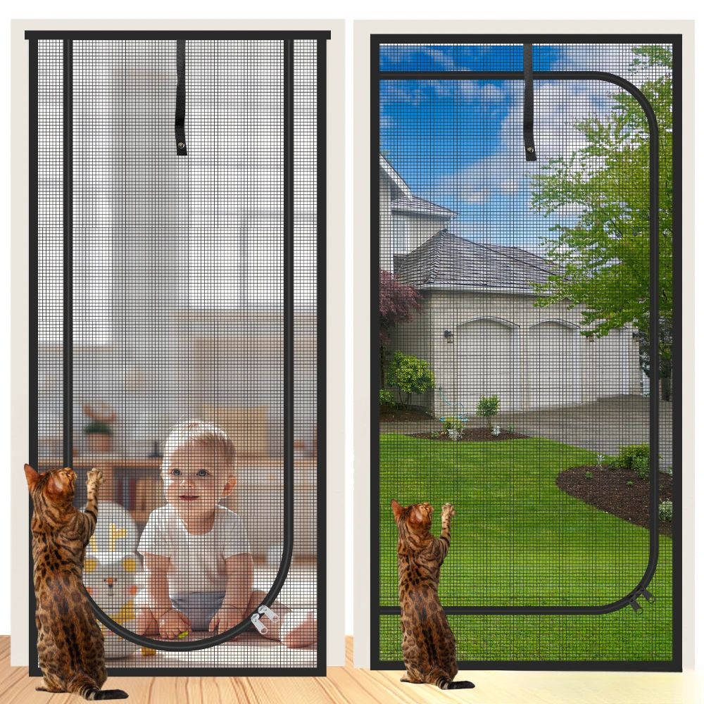 PPT Nano Rejilla anti-gato para puerta con cremallera