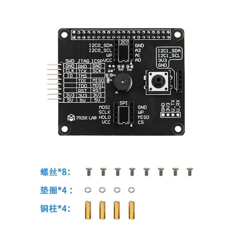 Detalles de elementos de control y montaje