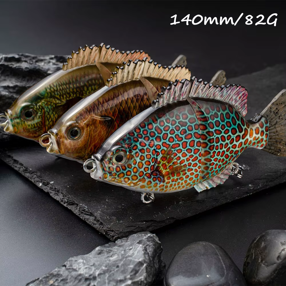 Swimbait articulado Bionic – Señuelo suspensión para lucio 140mm - imagen 5